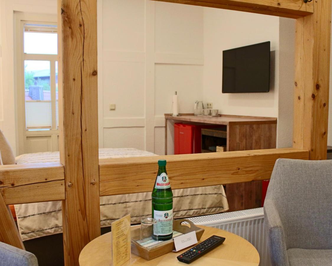 Pension Kurhausblick Bad Suderode Bagian luar foto