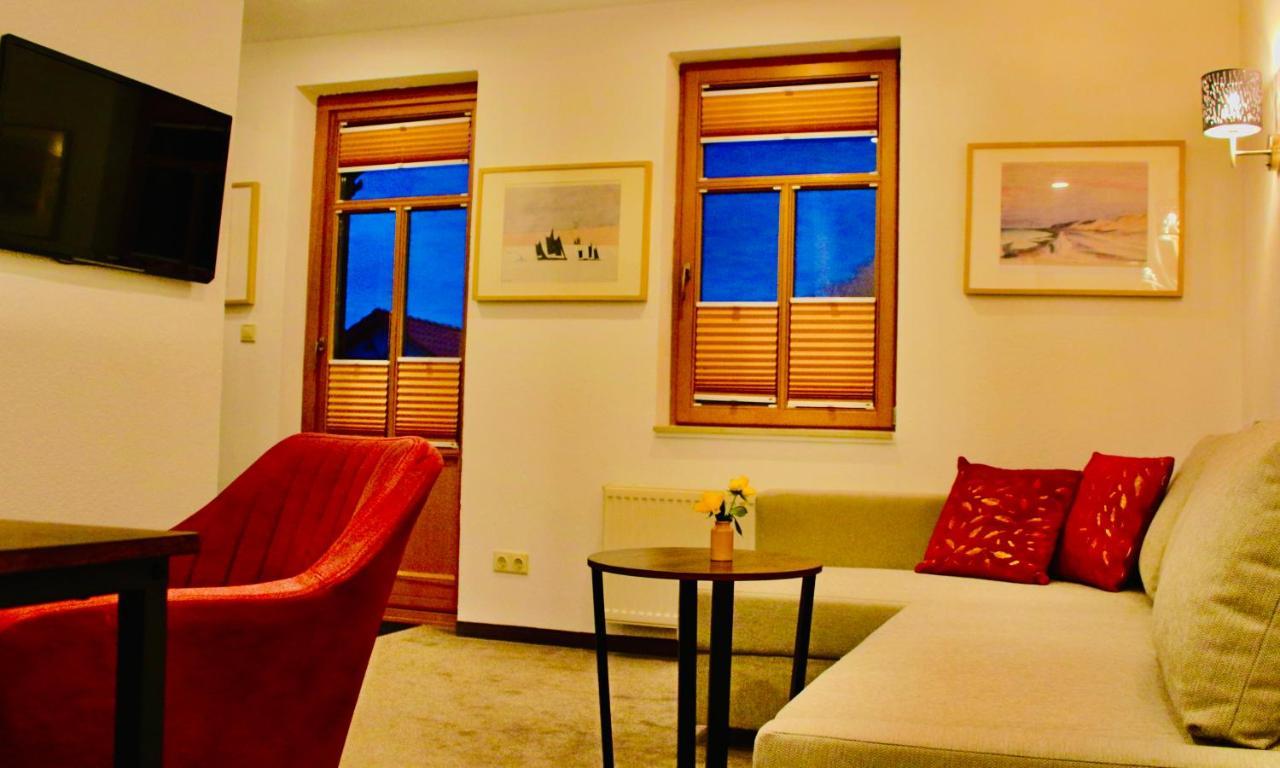 Pension Kurhausblick Bad Suderode Bagian luar foto