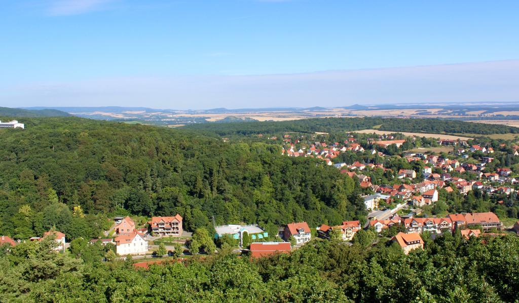 Pension Kurhausblick Bad Suderode Bagian luar foto