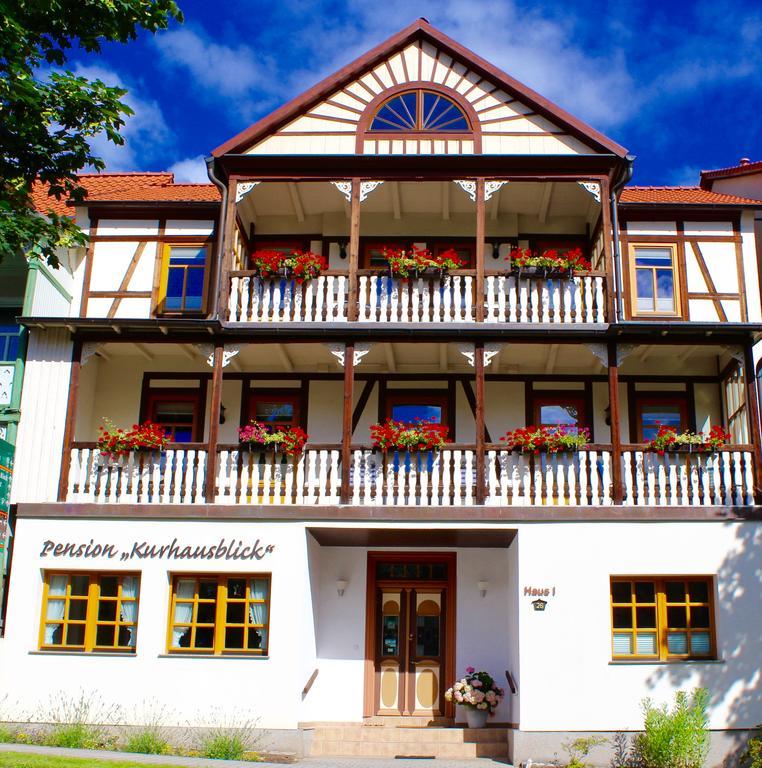 Pension Kurhausblick Bad Suderode Bagian luar foto